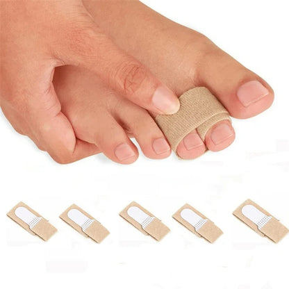 Toe & Finger Straightener Tape – Hammer Toe, Hallux Valgus Corrector Bandage with Separator Splint Wraps, Foot Care Supply