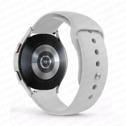 20mm/22mm Silicone Watch Strap – Compatible with Samsung Galaxy Watch 7/6/4 Classic, 5 Pro, 3, Active 2, Gear S3 & Huawei GT 2e/3/4 Bands