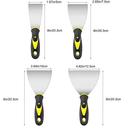 2-5 Inch Stainless Steel Putty Knife Scraper – Paint, Construction & Household Cleaning Tool