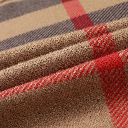 Luxury Men’s Knitted Wool Pullover – Autumn Winter O-Neck Striped British Casual Sweater