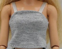 Barbie Doll Claus Outfit Set - 30cm 1/6 Scale T-Shirt & Elastic Pants Daily Wear Accessories