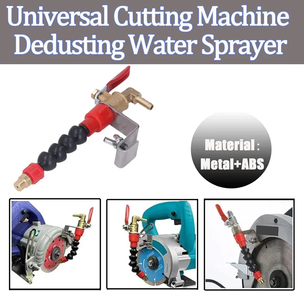 Coolant Misting Nozzle System – Dust-Proof Water Sprayer for Marble, Tile & Brick Cutting Machines