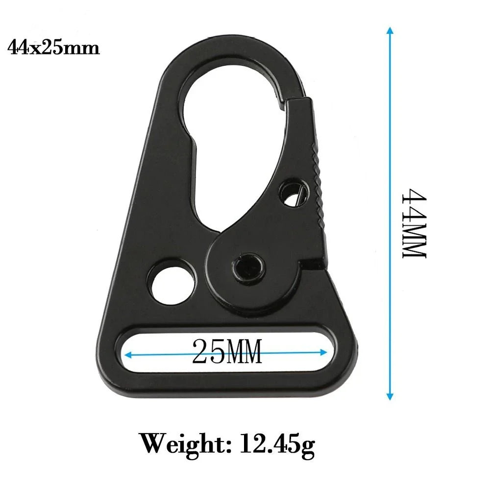 Aluminum Eagle Hook Carabiner Buckle – 10 Sizes Outdoor Climbing Strap Clip Tool