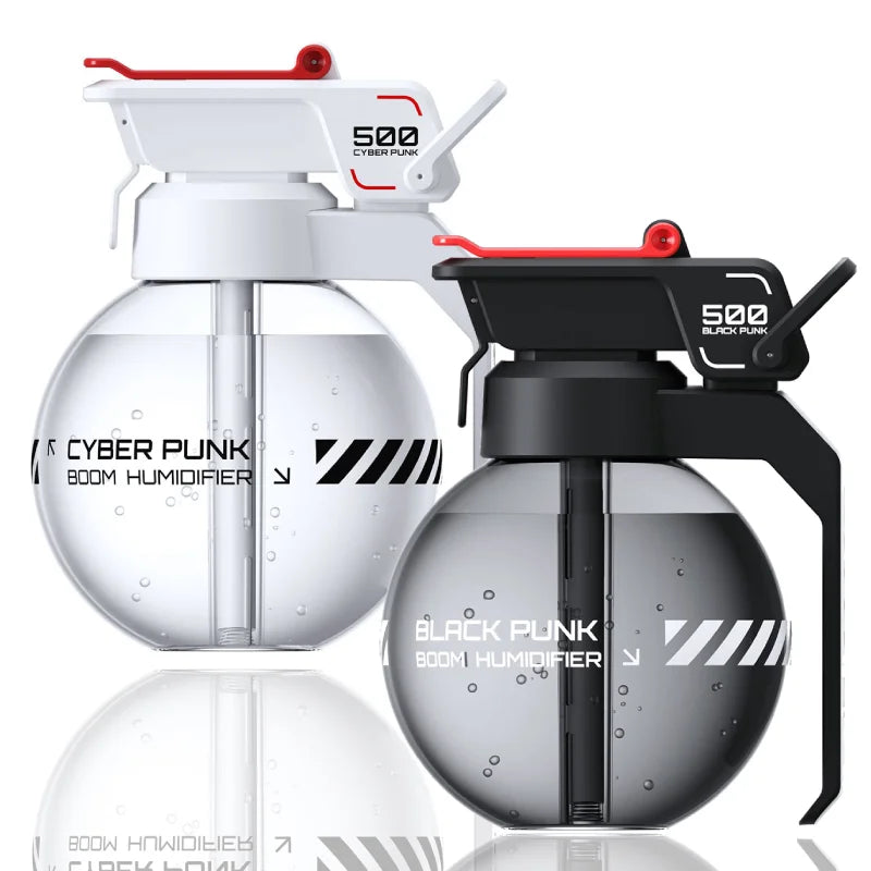 Grenade Esports Cyberpunk Humidifier – Creative Air Diffuser & Essential Oil Aromatherapy Decor