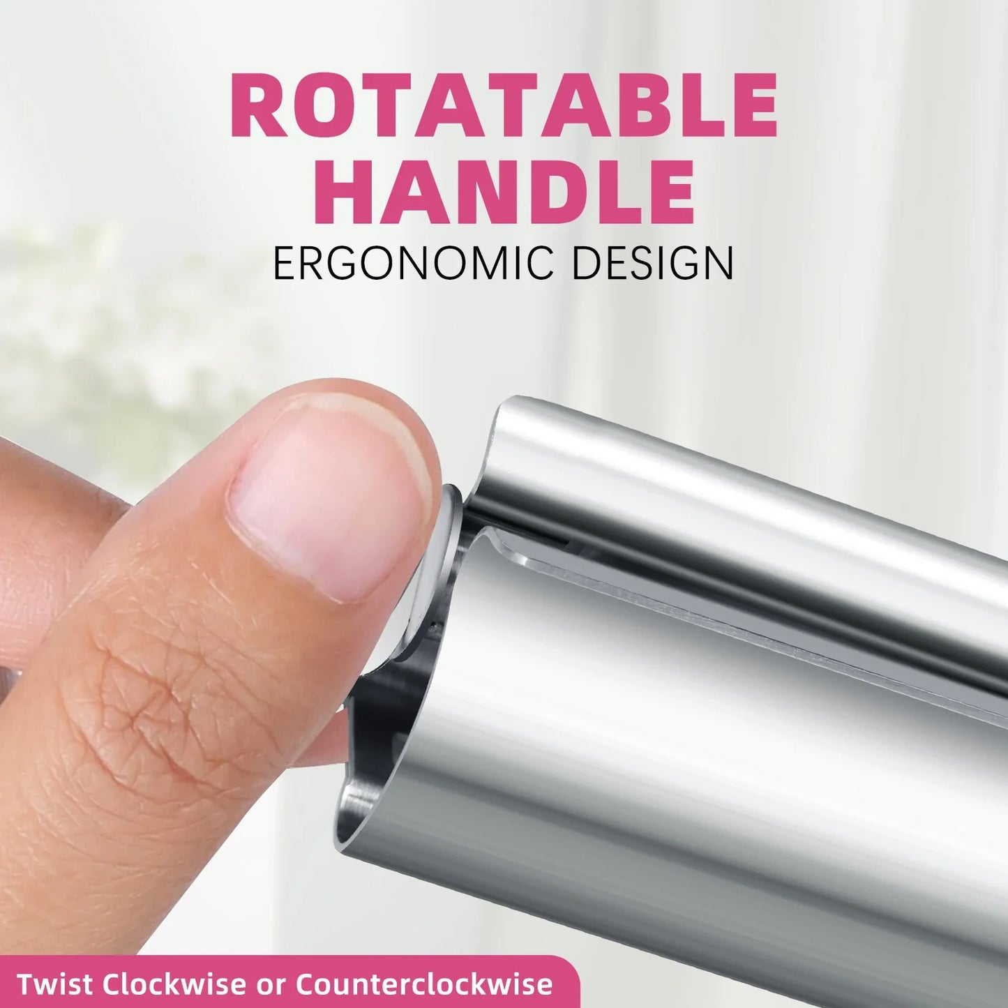 Stainless Steel Rotating Glue Squeezer & Toothpaste Storage Rack – Ointment & Nail Supplies Organizer Tool