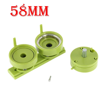 25/32/37/44/58/75mm Badge Maker Molds - DIY Button Press Machine, Interchangeable Die Mould for Round Badge Punching