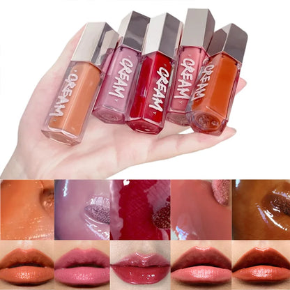 FB Gloss Bomb Cream Lip Gloss | High Shine, Glitter, Moisturizing Plumper, Long-Lasting Liquid Lipstick 9ml