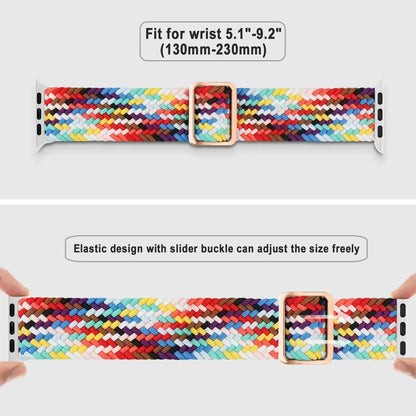 Braided Solo Loop Apple Watch Ultra Band – Elastic Nylon Sport Bracelet for iWatch SE, Series 3–9 (38mm–49mm) Strap