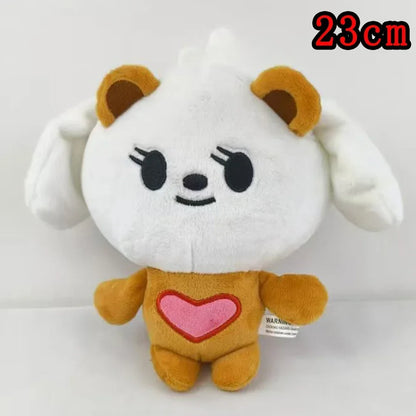 20cm Kawaii Skzoo Plush Toy Set – 8pcs Cartoon Stuffed Animals for Kids, Room Decor & Gifts