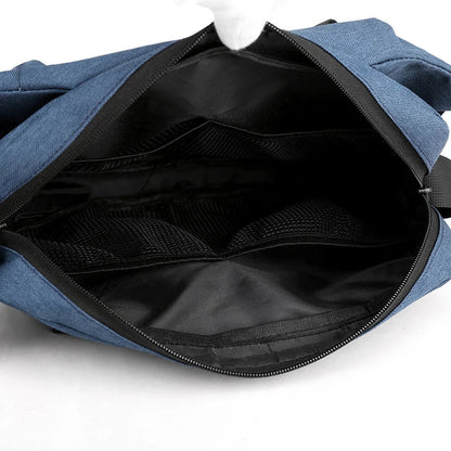 2024 High-Quality Nylon Panelled Waist Pack – Unisex Chest & Crossbody Bag for Outdoor Travel