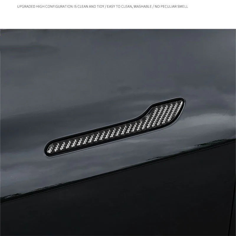 Tesla Model 3/Y Car Door Handle Stickers – Anti-Scratch, Luminous & Scratch-Resistant Car Accessories