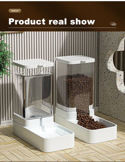 Gravity Automatic Pet Feeder – Food and Water Dispenser for Cats & Dogs