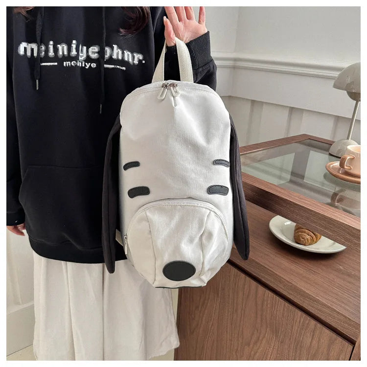 Cute Anime Snoopy Backpack — Large Capacity Oxford Cloth Student Travel Casual Bag