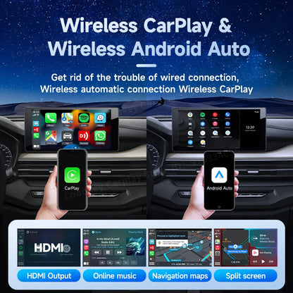 8+128GB Carlinkit TV Box — Android 13 Wireless CarPlay & Android Auto Adapter, 8-Core Qualcomm, HDMI