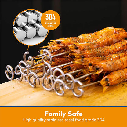 6Qt/8Qt Air Fryer Skewer Stand - Compatible with Ninja Foodie - Vertical Skewers Holder for Grilling - Kitchen Air Fryer Accessories