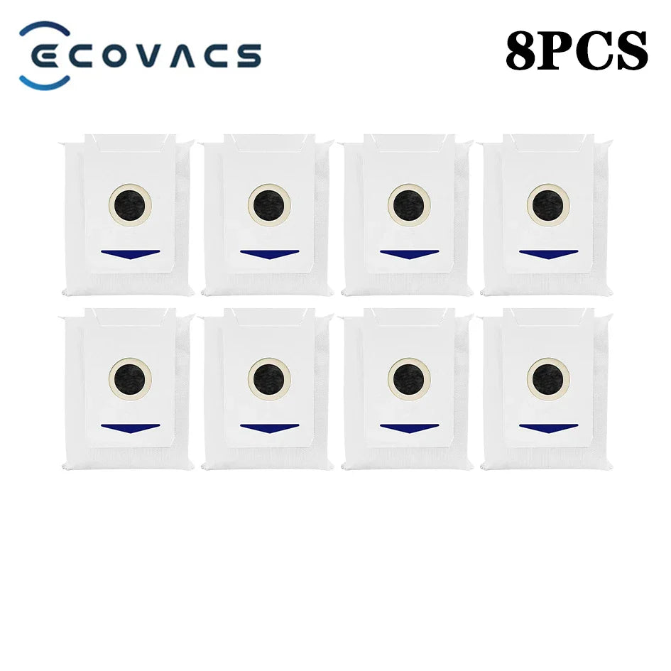 Ecovacs Deebot T30 Pro Omni / YEEDI M12 Pro+ Parts – Roller Brush, Side Brush, HEPA Filter, Dust Bag, Mop Cloth & Bracket