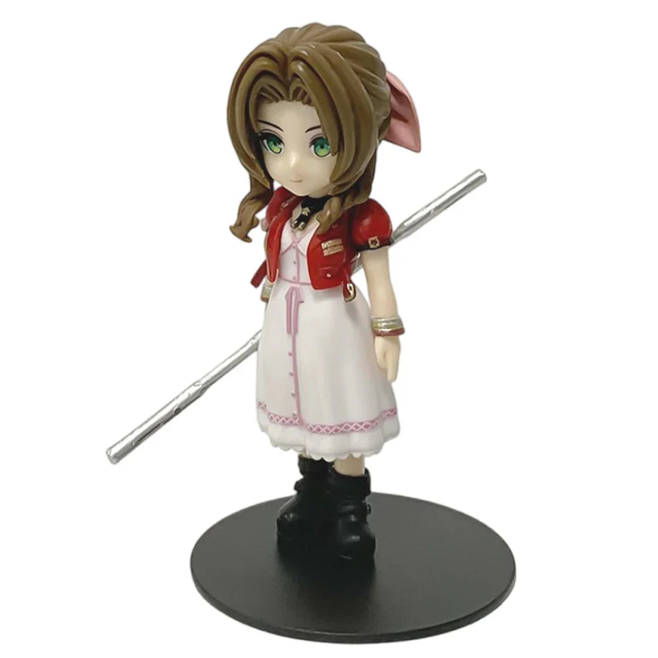 11-12cm Final Fantasy Anime Figures – Cloud, Tifa, Aerith & Zack PVC Collectible Toy Gift