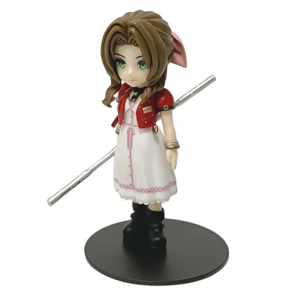 11-12cm Final Fantasy Anime Figures – Cloud, Tifa, Aerith & Zack PVC Collectible Toy Gift