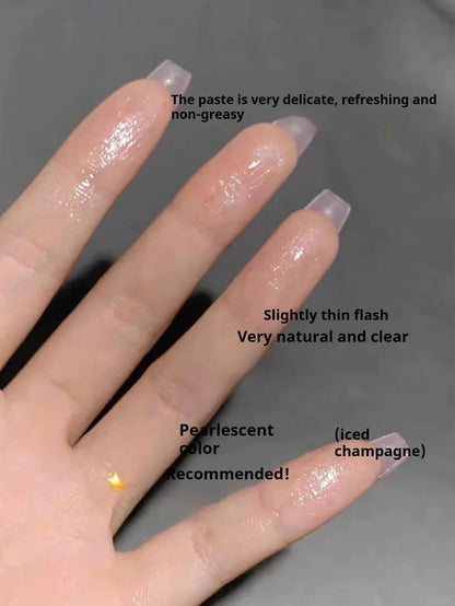 KAXIER High Gloss Stick Highlighter Blush — Waterproof Shimmer Face Contour Illuminator & Brightening Rouge