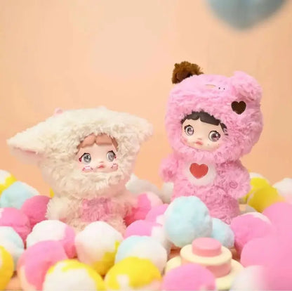 Nommi Cute Plush Blind Box Series — Random 21cm Collectible Plush Toy, 6 Pack Set