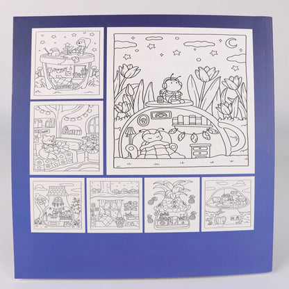 Coloring Books for Adults and Teens, Cute Puppies Cartoon Designs for Relaxation, Cozy Hygge Moment Coloring Fun