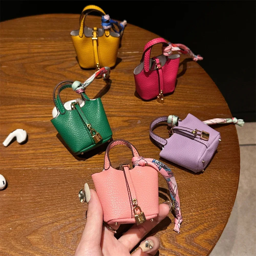 New Mini House Small Bag – Handheld Portable Bluetooth Earphone Bag, Zero Wallet, and Multifunctional Hand Rope Pouch