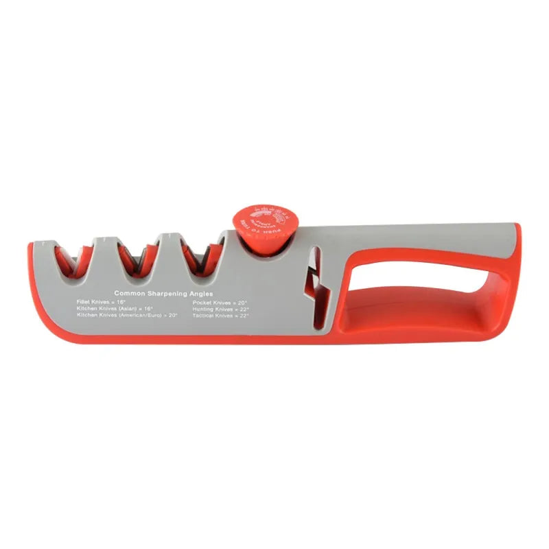 Upgraded 4-in-1 Angle Adjustable Knife Sharpener – Professional Kitchen Blade & Scissors Grinder with Sharpening Stone