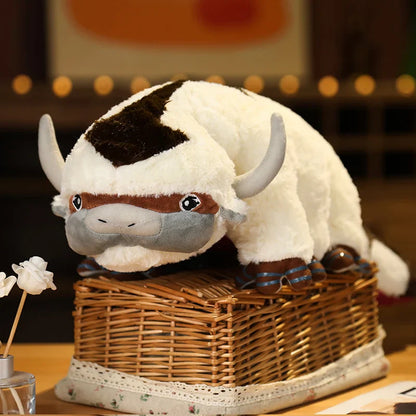 Kawaii Anime Appa Plushie – Bull Cow Stuffed Doll Toy, Christmas Gift Inspired by Avatar Aang The Last Airbender