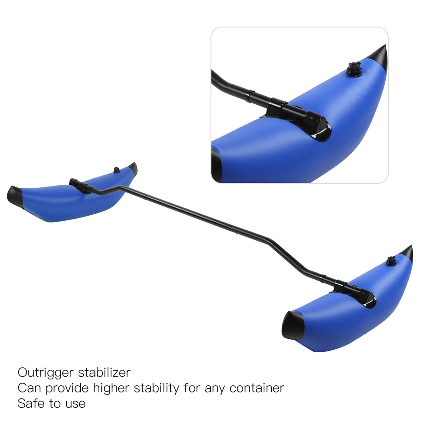 Inflatable Kayak Stabilizer — PVC Canoe Outrigger Kit for Floating, Balancing & Boat Accessories