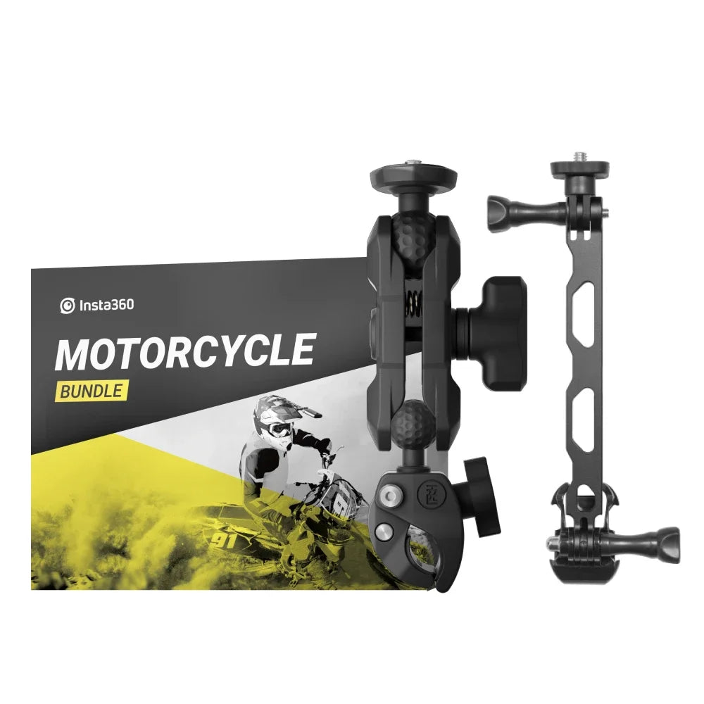 Insta360 X3 Pocket-Size Sports Action Camera – 1/2'' Sensor, Panorama Cam, Motorcycle Kit & Accessories for X3/ONE X2/ONE RS Twin