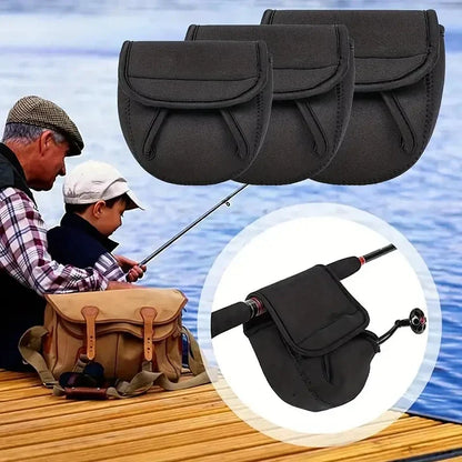 Portable Waterproof Fishing Reel Cover Bag – Spinning Wheel Protective Storage Case (1–3PCS Set) for Outdoor Fishing Gear