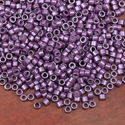 2.5mm Mini Glass Cylinder Beads – Antique Pearl Color Craft Beads for DIY Bracelets & Necklaces Jewelry Making Accessories