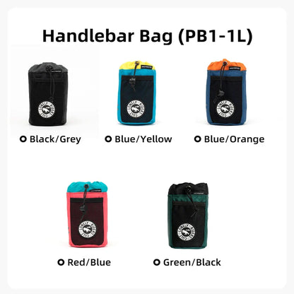 C-HOLD Bike Handlebar Stem Bag — Insulated Water Bottle & Snack Storage Pouch for Touring, Commuting, Bikepacking