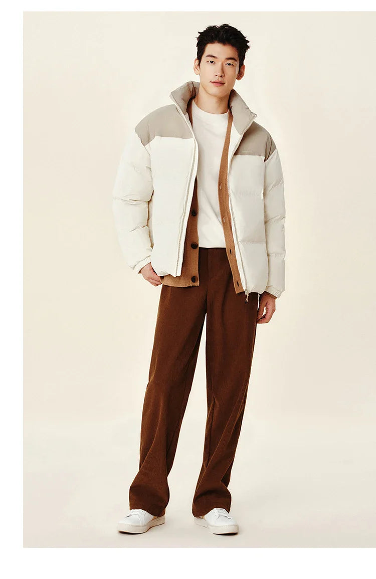 Semir 2024 Winter Down Jacket – Windproof, Waterproof Puffer Coat for Men and Women, Cold-Proof Outerwear for Couples