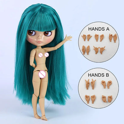 ICY DBS Blythe Doll 1/6 BJD Jointed Body — 30cm White Skin Anime Doll with Shiny & Matte Face, Special Price Gift Toy