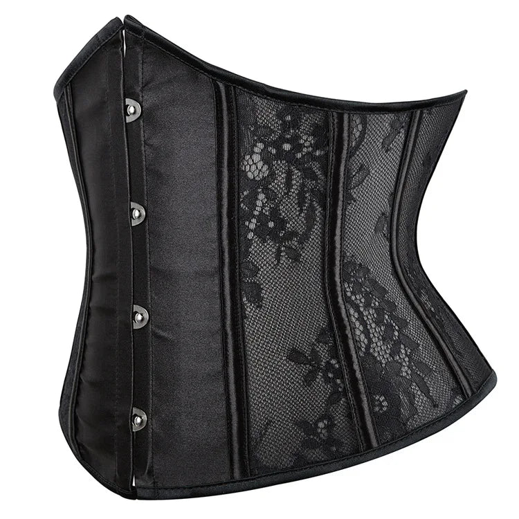 Sexy Lolita Underbust Corset – Slimming Bandage Bustier Top for Women Lingerie & Elegant Streetwear