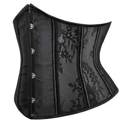 Sexy Lolita Underbust Corset – Slimming Bandage Bustier Top for Women Lingerie & Elegant Streetwear