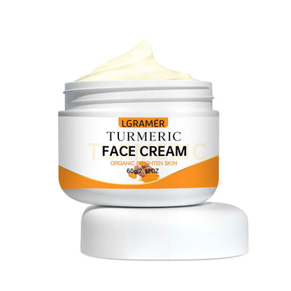 Turmeric Whitening Face Cream – Wrinkle Removal, Fine Line Lightening & Youthful, Bright, Moisturized Skin
