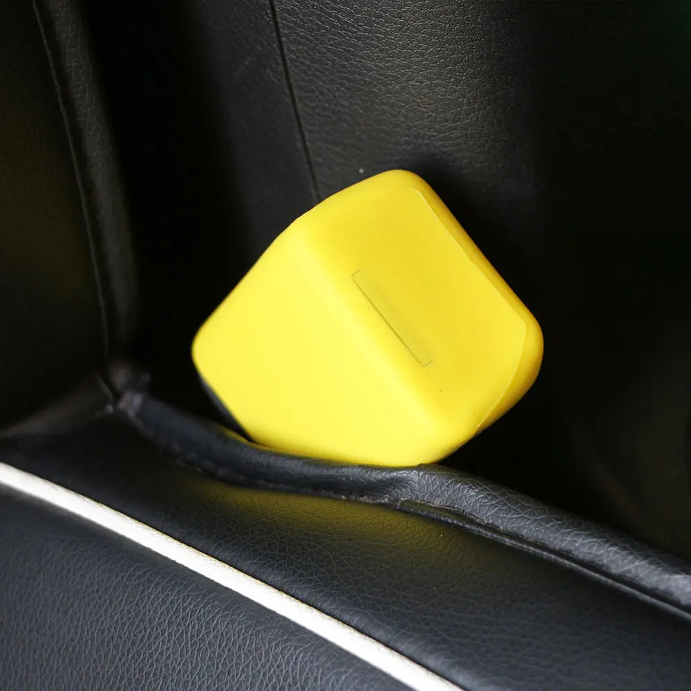 Silicone Car Seat Belt Buckle Covers — Dustproof, Scratch-Proof Safety Buckle Protectors for Car Interior