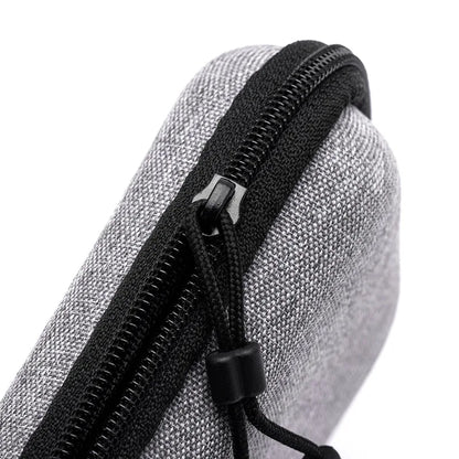 Portable Shockproof Headphone Case – Hard Shell Earphone Bag for Headset, Memory Card & USB Cable Storage