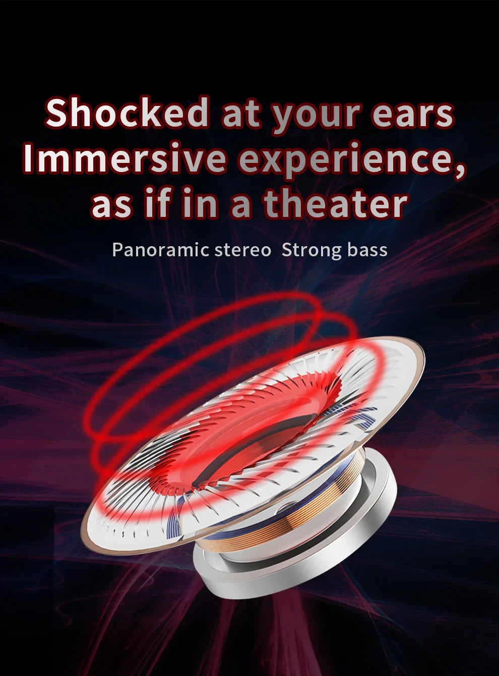 QKZ AK6 In-Ear Earphones - 6 Dynamic Drivers, Stereo Headphones with Mic, Sports HIFI Subwoofer Monitor Earbuds