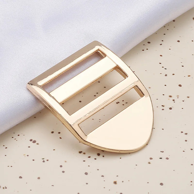 2.5cm Zinc Alloy Adjustable Buckle – Thick Metal Strap Accessory for Knapsacks & Instruments