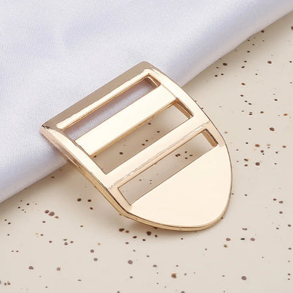 2.5cm Zinc Alloy Adjustable Buckle – Thick Metal Strap Accessory for Knapsacks & Instruments