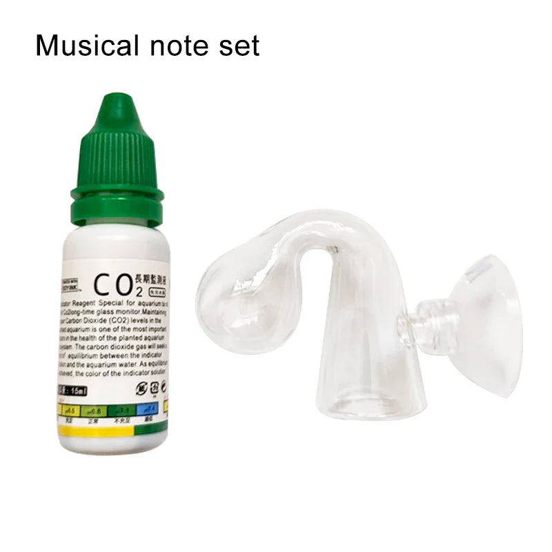 Aquarium CO2 Indicator Solution – Liquid Drop Checker for Monitoring CO2 Concentration in Plants & Fish Tank