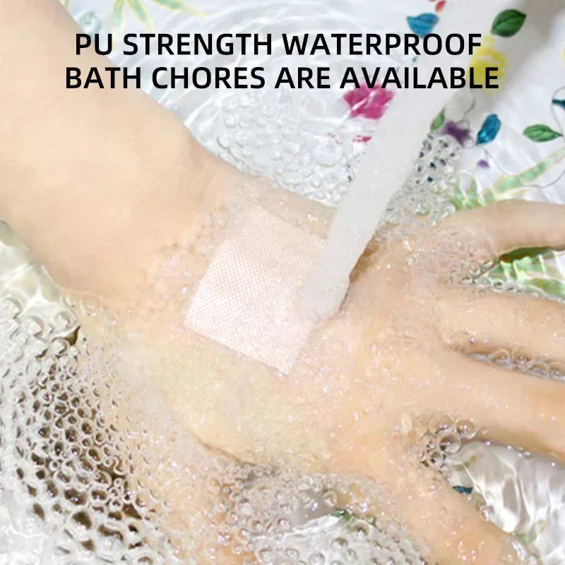 Transparent PU Square Bandages - 50PCS Waterproof Adhesive Protective Wound Stickers 38x38mm