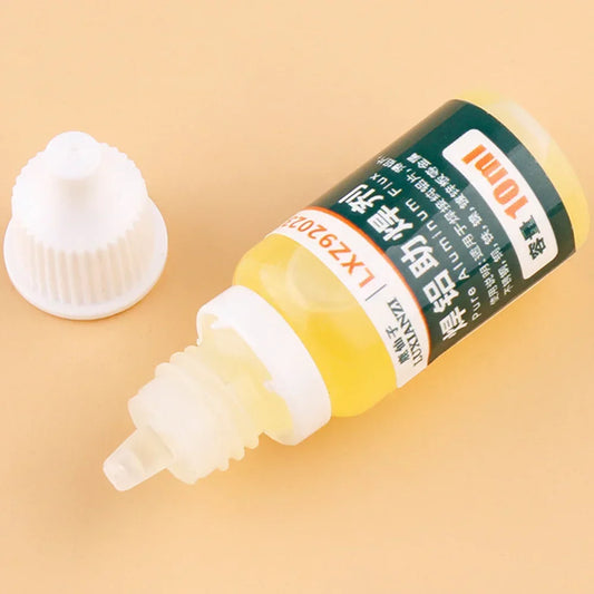 10ml Soldering Flux Liquid — Aluminum & Copper Electronics Flux for 18650 Battery Soldering, No-Clean