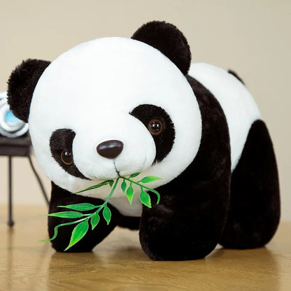 20cm Bamboo Panda Plush Toy - Cute Kawaii Stuffed Animal Doll for Kids & Christmas Gifts