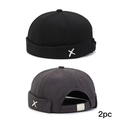 Spring New Guppi Beanie Hat – Unisex Streetwear Round Sailor Cap, Personality Landlord Hat for Men & Women Fashion Niche Style