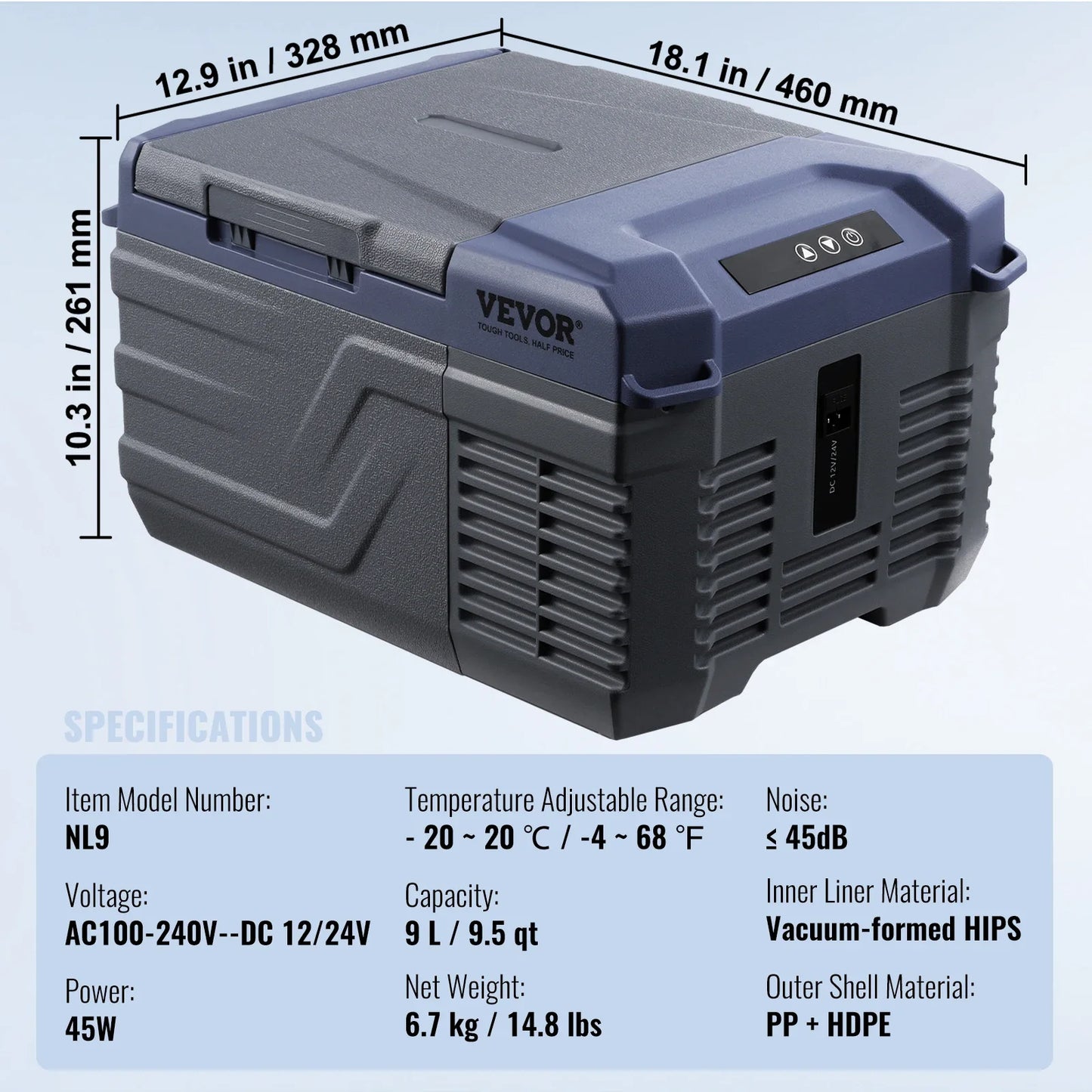 SucceBuy Portable Car Refrigerator — 8L–75L Single & Dual Zone Fridge with Bluetooth Temperature Control for Camping & RV