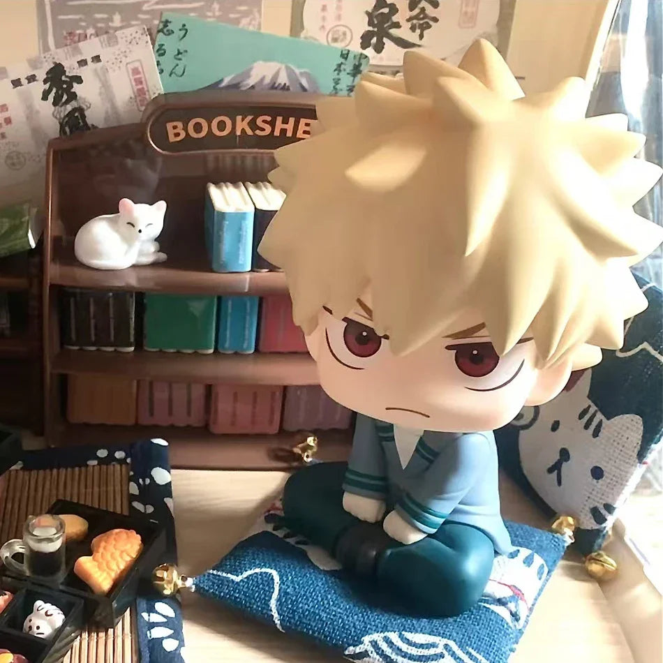 10cm My Hero Academia Anime Figures – Midoriya Izuku, Bakugo Katsuki & Todoroki Shoto PVC Action Statuette Collectible Toy Set